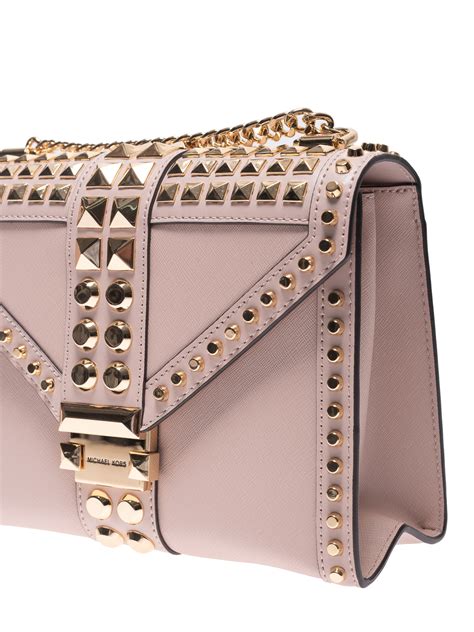 MICHAEL Michael Kors Whitney Studded Frame Shoulder Bag